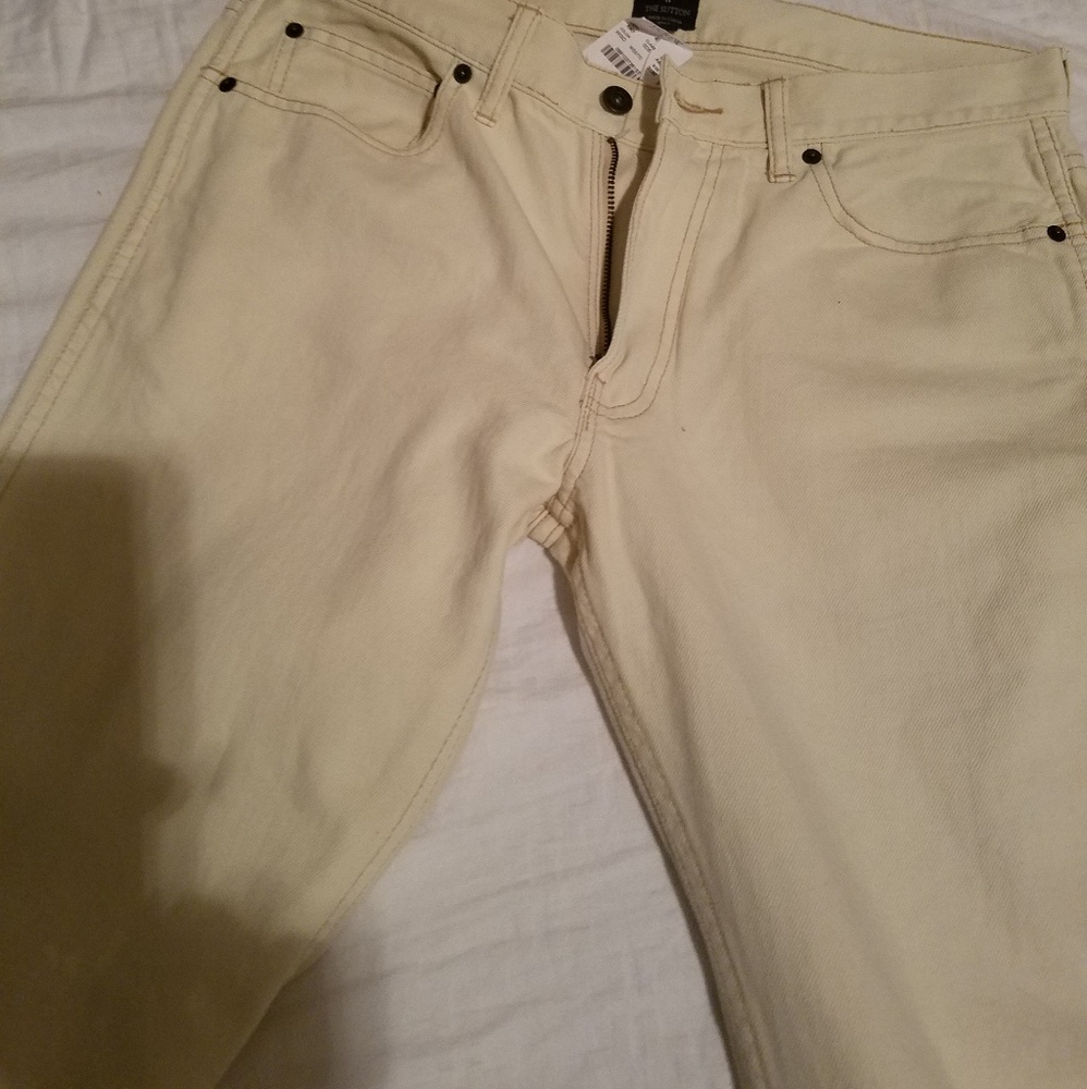 J crew  sutton off white pants